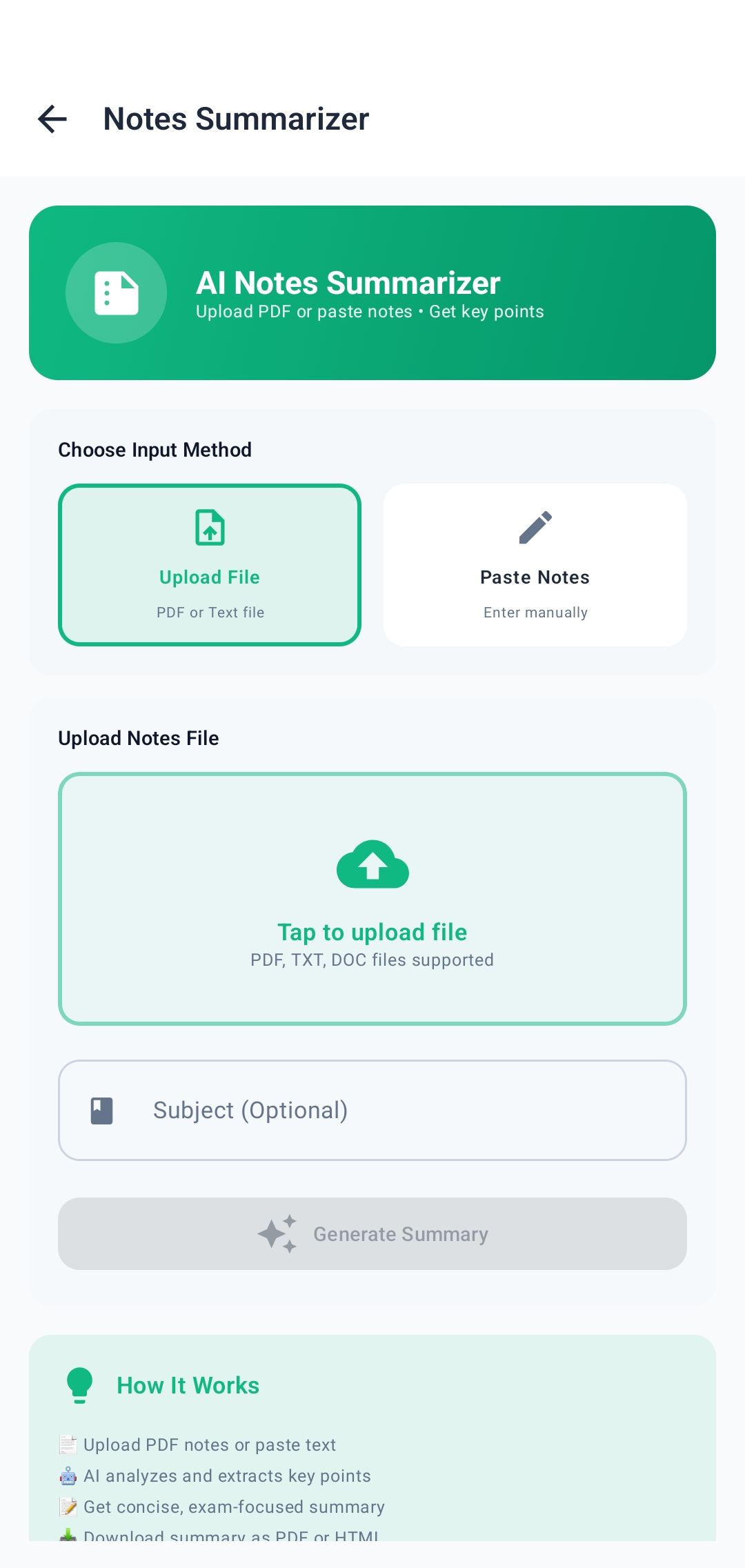 App screenshot
